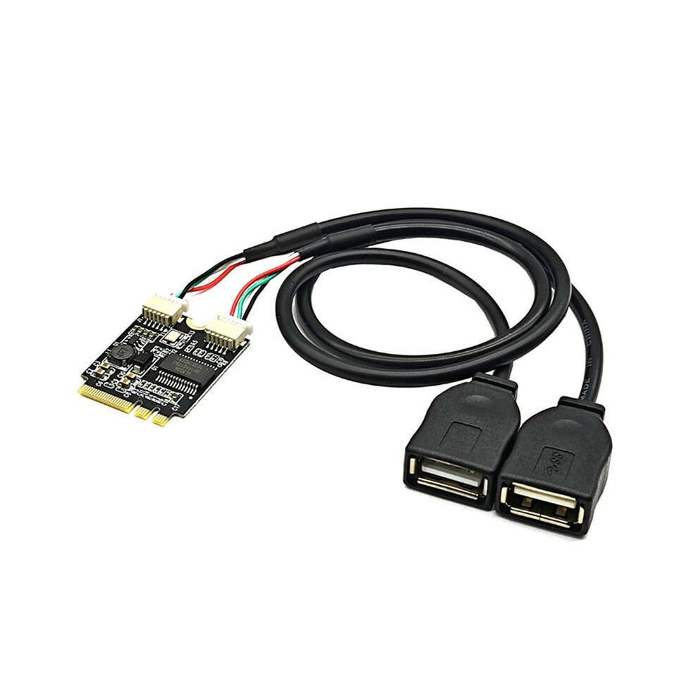 Expansion Adapter Card M2 Wifi Key A/Eto Usb Adapter Card Laptop Motherboard Ngff To Dual Port Usb2.0 Expansion Card A 4711371898740