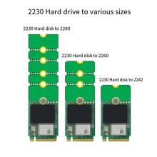 M.2 SSD Adapter Board Extension Board M.2 NGFF SSD Extension Rack Universal M2 Extension Board for Most Hard Drives C