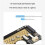 Waveshare PCIe to M.2 Adapter Board for Raspberry Pi 5 8Gbps Transfer Module Hard Disk Read/Write Faster Module 7