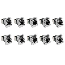 10 Pz Presa Telaio Ethernet Rj45 NE8FDP Connettore Passante Ethernet IP65 Impermeabile e