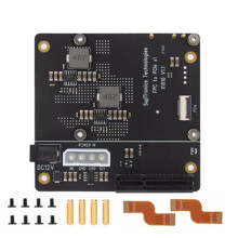 X1010 PCIe FFC Connector to Standard PCIe X4 Slot Expansion Board for Raspberry Pi 5