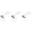 3X DB9 RS232 auf 10-poligen Flachbandkabel-Stecker-Adapter 2