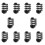 10 Pcs 1/4 Inch 6.5mm Stereo Audio PCB Panel Mount Headphone Jack Socket 6 Pin 1