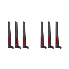 6x Antena de Enrutador de Alta Ganancia SMA 8DBi 2.4G / 5.8G Adaptador de Enrutador WiFi de Antena de Doble Banda para AC68U / AC88U / AC66U 3PCS