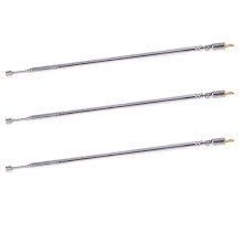 3X, 62cm Long 4 Sections Radio Control AM FM Radio TV Telescopic Antenna