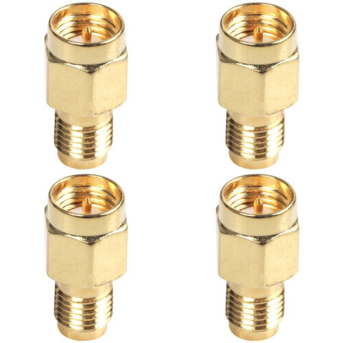 4X Robuster SMA-Stecker Auf RP-SMA-RF-Koax-Adapterbuchse 1