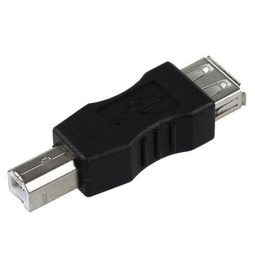 5X USB Type A Female to USB Type B Male Adapter 1