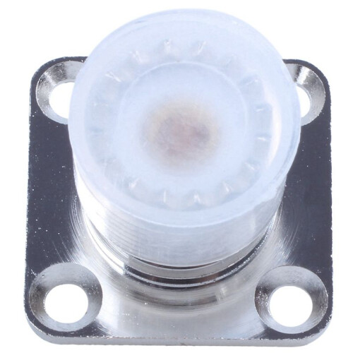 6X UHF Female SO239 Panel Chassis Mount Flange Deck Mount Solder Cup RF Connector 1