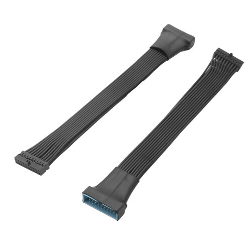 Cabo Adaptador de Cabeçalho de ExtensãO Interno Pequeno  USB 3.0 19/20 Pinos para Placa-MãE 4,7 Polegadas (Pacote com 10) 2
