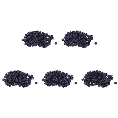 500 Pieces Black Plastic 5mm LED Clip Holder Display Panel Mount Cases
