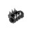 6 Pcs 1/4 Inch 6.5mm Stereo Audio PCB Panel Mount Headphone Jack Socket 6 Pin 8