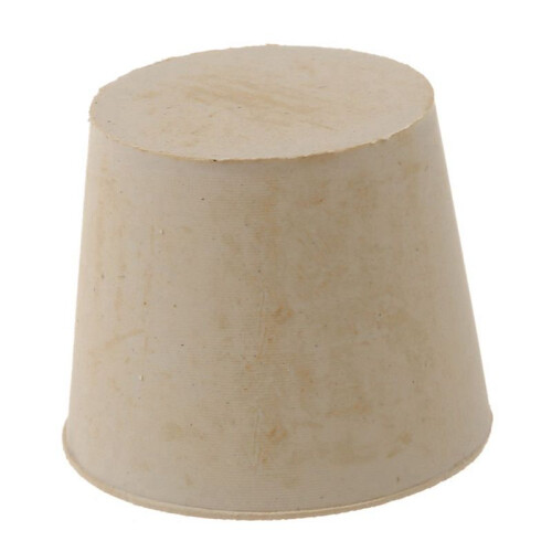 3X New Rubber Stopper Bungs Laboratory Solid Hole Stop Push-in Sealing Plug 7 28 X 37mm 2