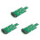 3X Carte Adaptateur D'Interface  B ClÉ Msata  PCI-E 3.0 Ssd à Ngff M.2 1