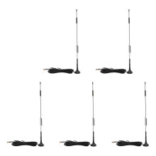 5X 5DBi-1090MHz Antenn ADS-B Modem Router SMA Hane-MCX-Hane för FlightAware