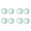 8x for  Cardboard Virtual Reality VR BiConvex Lenses Only 37mm X 45mm 2