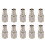 10X TNC Enchufe Macho A BNC Conector Jack Hembra M/F Conector Coaxial Cable Adaptador RF 1