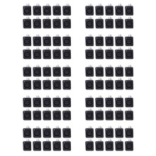 100pcs Black XLR 3pin Female Jack Panel Mount Chassis PCB Socket Connector