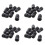 32 PCS PG7 Black Plastic Waterproof Cable Gland Connector 3-6.5mm 1
