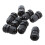 80 PCS PG7 Noir Plastique Impermeable Connecteurs de Cable 3-6,5mm 2
