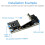 2X NGFF(M.2) Naar USB 2.0(TYPE C) Adapter met Simkaartsleuf en Hulpvoedingsinterface voor WWAN/LTE-Module 4