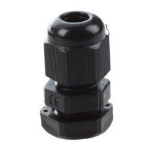 80 PCS PG7 Black Plastic Waterproof Cable Gland Connector 3-6.5mm