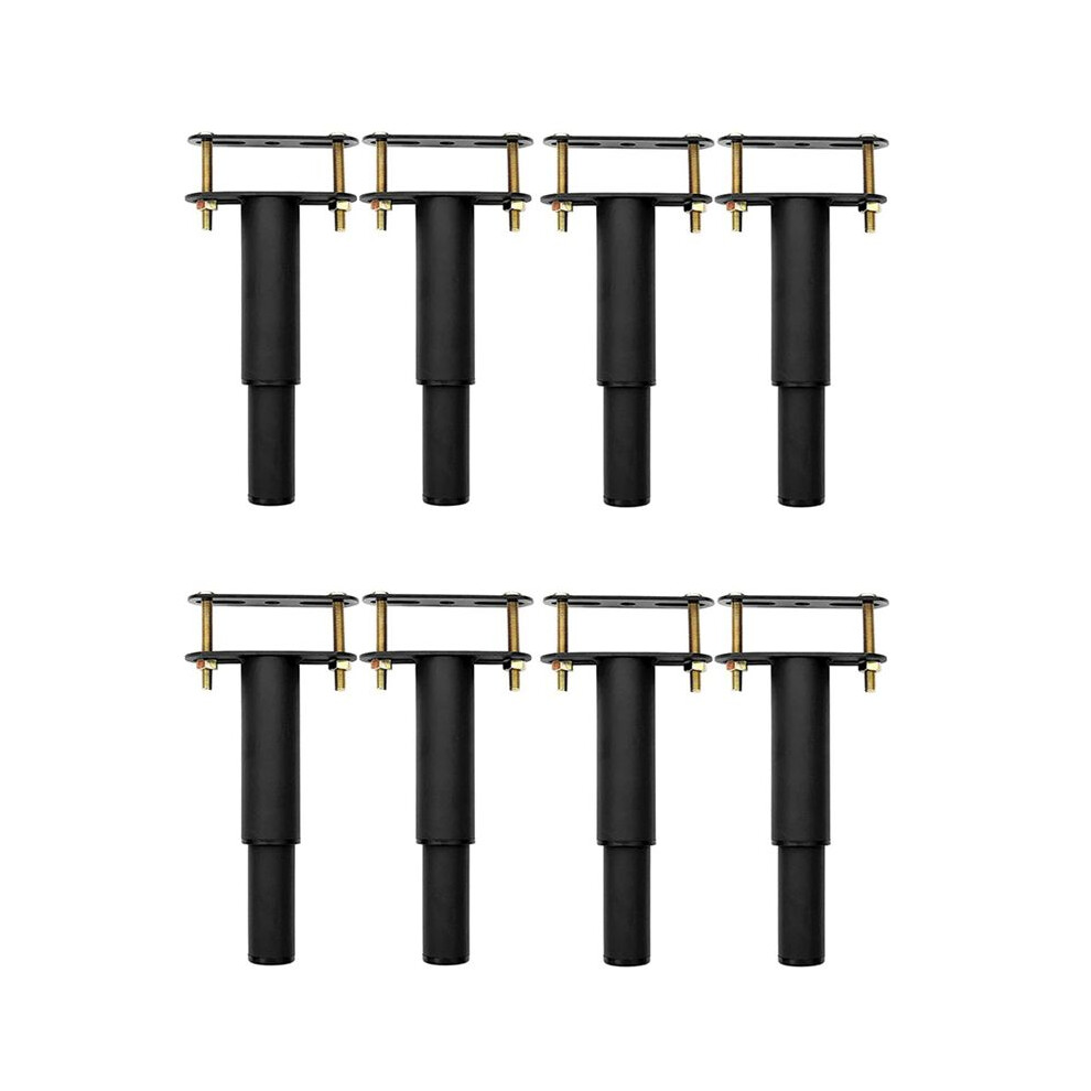 8 Pcs Bed Frame Legs,Adjustable Height Center Support Leg For Bed Frame, Bed Center Slat Heavy Support Leg(4.7-8.67Inch) 4711483317603