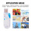 2X USB Temperature Data Logger 14400 Points USB Report 60 Days IP65 Disposable Recorder 5
