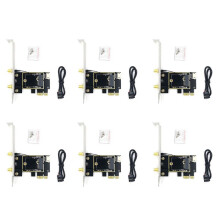 6X NGFF M.2 to PCIE Network Card Adapter Card PCIE Adapter Card Supports NGFF M.2 Wireless Network Card