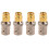 4X Gold-Ton SMA Stecker auf Silber Ton BNC-Buchse Adapter 2