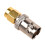 4X Gold-Ton SMA Stecker auf Silber Ton BNC-Buchse Adapter 3
