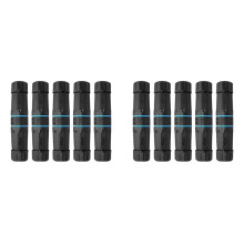 10 St RJ45-Kontakter IP68 VattentäT SkäRmad (STP) Cat6 Ethernet LAN-Kabelkontakt