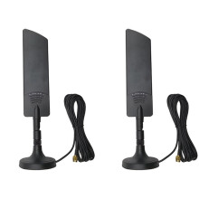 2X 600-6000Mhz Fold Wireless Router 2G 3G GSM GPRS 4G 5G High Gain 40 DBi LTE Signal Booster All Band WIFI Antenna