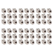 72 StüCk RJ45 Schluss Stein Cat 7 Cat 6A Geschirmtes FTP Zink Legierungs Modul Netz Werk Schluss Stein Jack Anschluss Adapter 10 GB Netz Werk