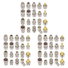 60PCS RF Coaxial Connector Kit UHF SO239 PL259 Adapter Set UHF to SMA/BNC/N/UHF/F Adapter Coax Adapter for CB Antenna