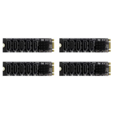 4X M.2 NGFF B-Key  Change 5 Port Expansion Card 6Gbps Expansion Card JM575 Chipset
