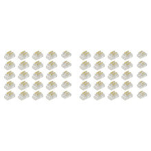 50PCS 2-Pin 5mm COB LED Strip Connector Kit for Strip-To-Wire and Strip-To-Strip Joints  5V-24V  LED Light Strip