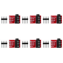 6X TRRS 3,5 mm Jack Breakout Board Casque VidéO Audio MP3 Module de Connecteur Professionnel