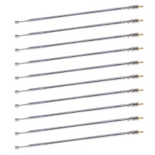 10pcs 62cm Long 4 Sections Radio Control AM FM Radio TV Telescopic Antenna