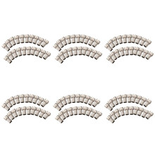 120Pcs CCTV RG6 F-Type Twist- Coax Coaxial Cable RF Connector Male