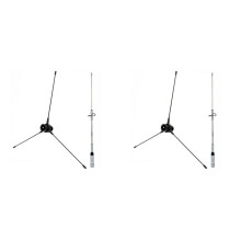 4 Set Electronic Accessories:2 Set Antenna UHF-F 10-1300MHz Antenna & 2 Set Dual Band Antenna UHF / VHF 144/430MHz 2.15