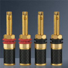 8 Stuks HIFI Vergulde Koperen Luidspreker Binding Post Vrouwelijke Banaan Jack Connector HIFI Audio AMP Banaanstekker Socket