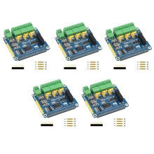 5X Waveshare RS485 CAN HAT RS485 CAN Expansion Board för Raspberry Pi Tillåter Stabil Långdistanskommunikation Via RS485/CAN