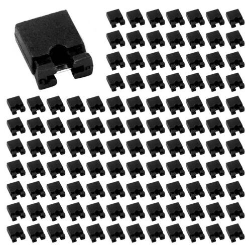 1000Pcs DVD HDD PC Mainboard PCB Stecker Jumper Caps 2-Pin