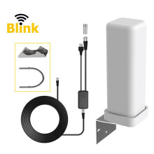 2X 4K Digital TV Antenna 35dBi Outdoor Free HDTV Channel 6000 Miles Long Range Signal Amplifier for ATSC/DVB-T/DMB-T