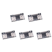 5X TF-Adapterkarte, Dual-TF-Karte auf CE-Anti-Interferenz-Verbindungskarte, Geeignet für Computer und Spielekonsolen