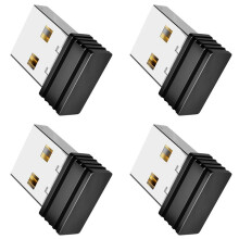 4X Mouse Jigglers Mover Undetectable Automatic USB Port Shaker Wiggler for Laptop Keeps Computer Awake Black