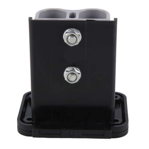 2X Plug Holder for Anderson Plugs 175A Panel Base with Dust Cover High Current Connector Fixing Bracket 1