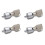 4X Desktop Computer Lock Computer Case Lock Anti-Theft Lock for Internet Cafe Office Management Lock 2
