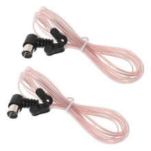 2X New HiFi Indoor FM Radio Aerial Antenna 75 Ohm Home Theater Receiver FM Antennas