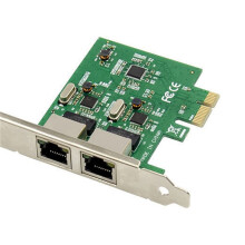 3X 2 Porte RJ45 PCIe X1 Dual Gigabit Realtek 8111F+ ASM1082E Filtro Chipset PCI-e Scheda di Rete Lan Computer 1000M